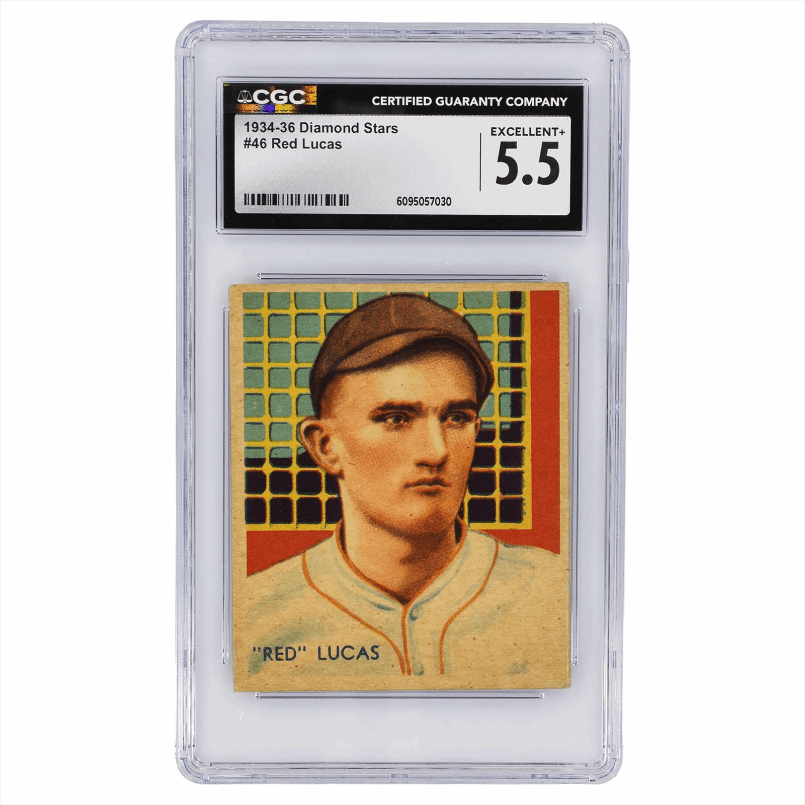 1934-36 Diamond Stars Red Lucas #46 CGC EX+ 5.5