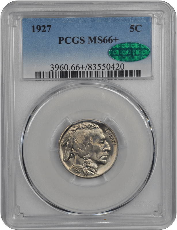 1927 Buffalo PCGS CAC MS 66+
