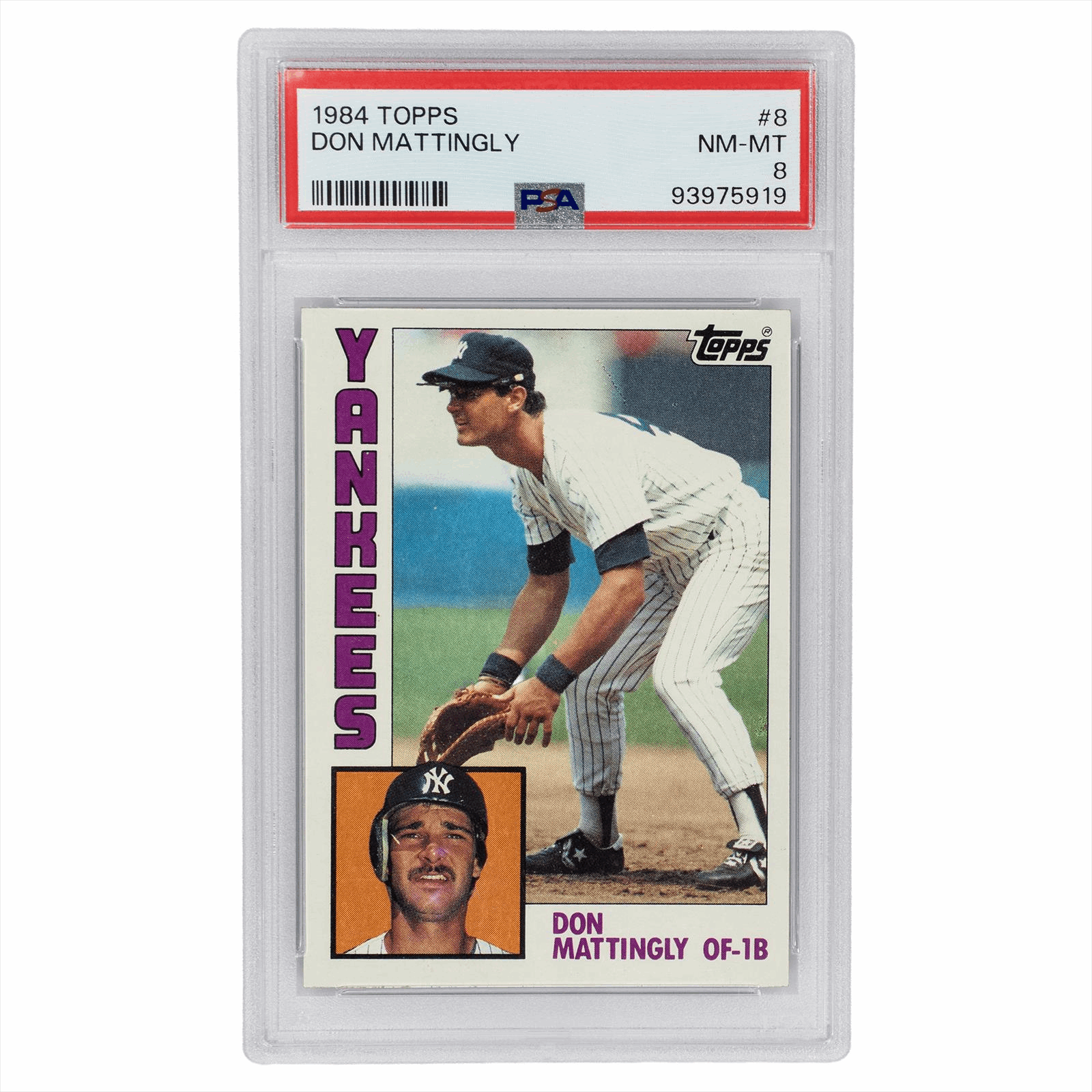 1984 Topps Don Mattingly #8 PSA NM-MT 8 