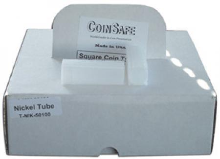 Coin Safe Square Tubes, Nickel Size 