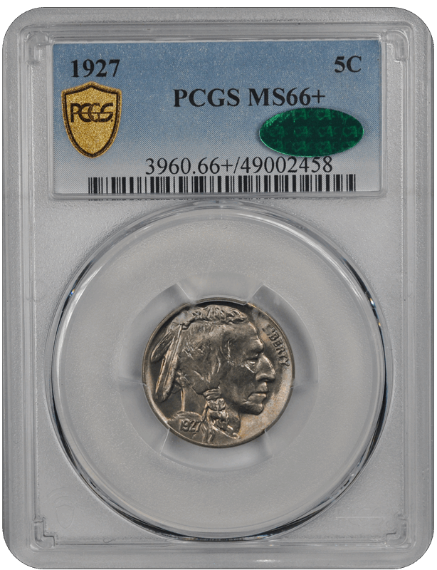 1927 Buffalo PCGS CAC MS 66+