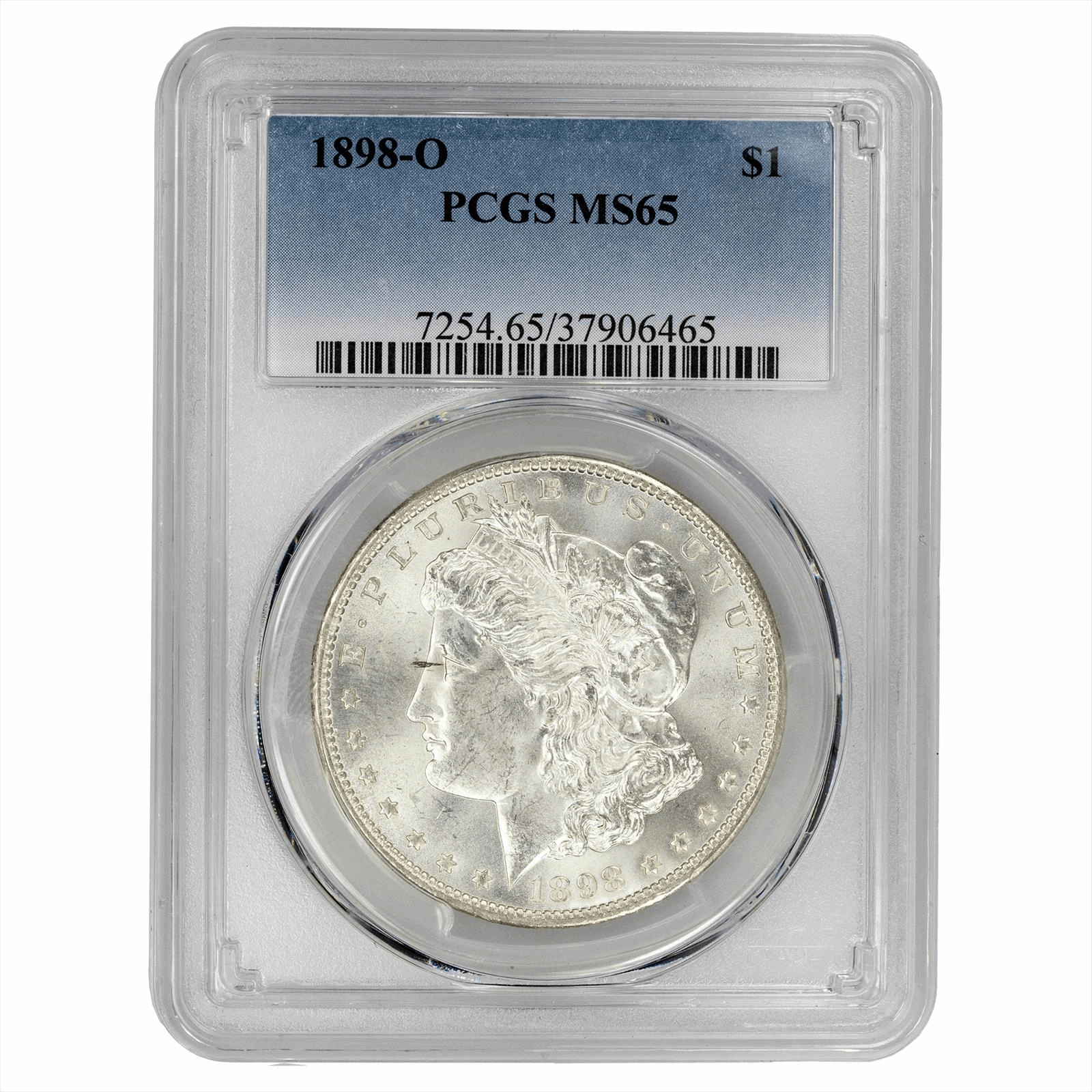 1898-O Morgan Silver Dollar $1 PCGS MS 65