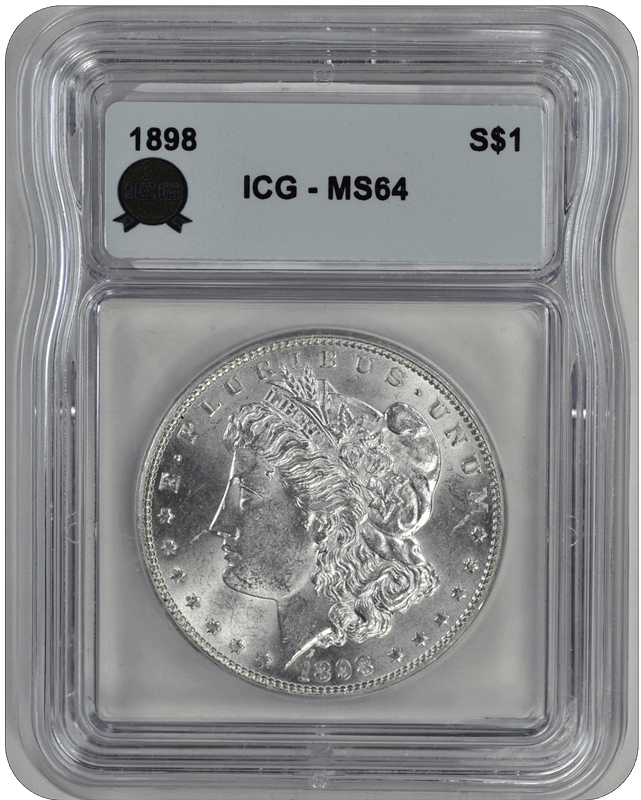 1898-O Morgan ICG MS 64