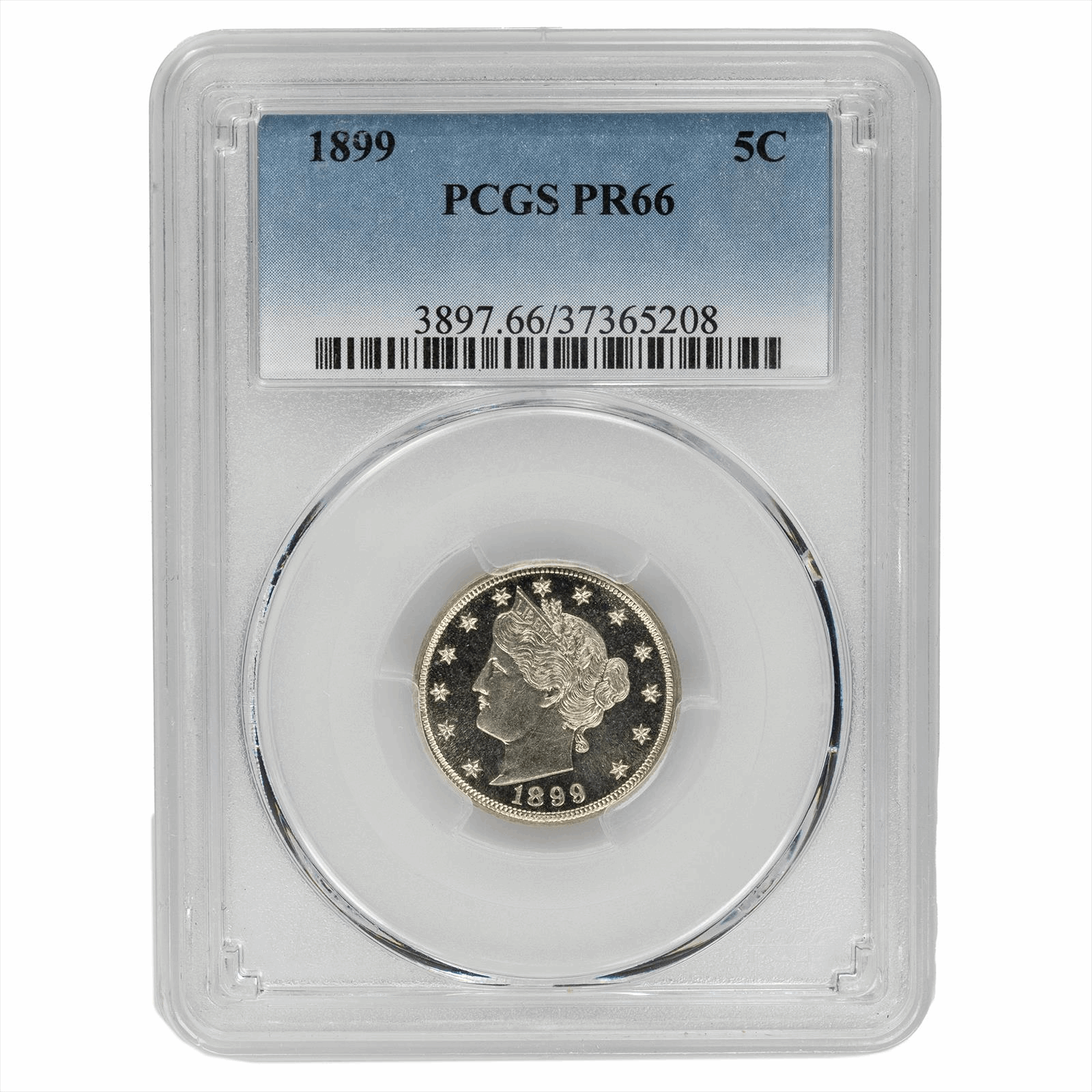 1899 5C Liberty Nickel PCGS PR 66 