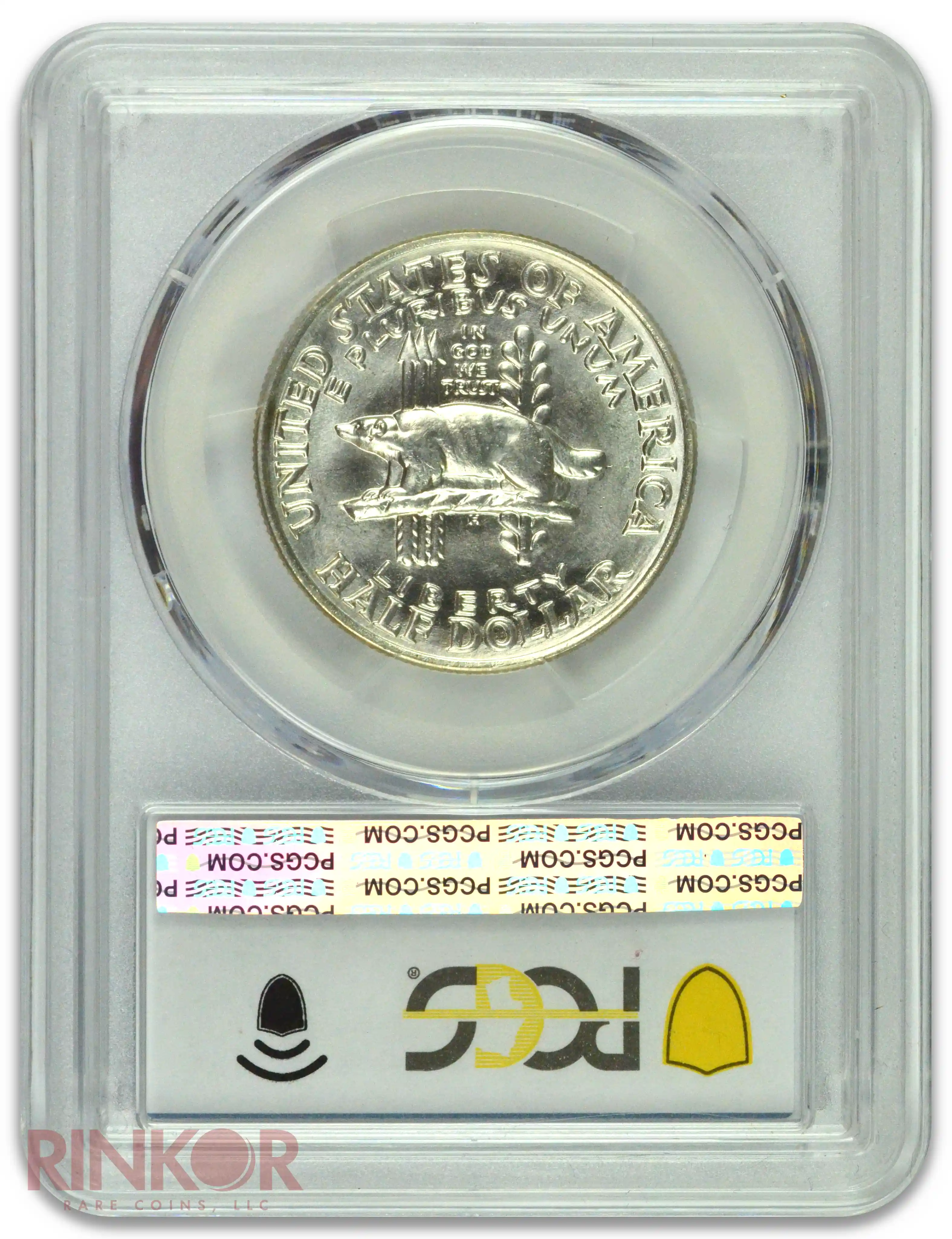 1936 50C Wisconsin Commemorative Half Dollar PCGS MS 65