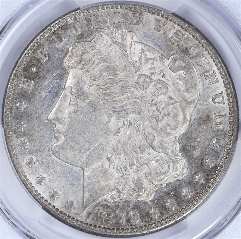 1879-S $1 Reverse of 1878 PCGS  AU-58 CAC
