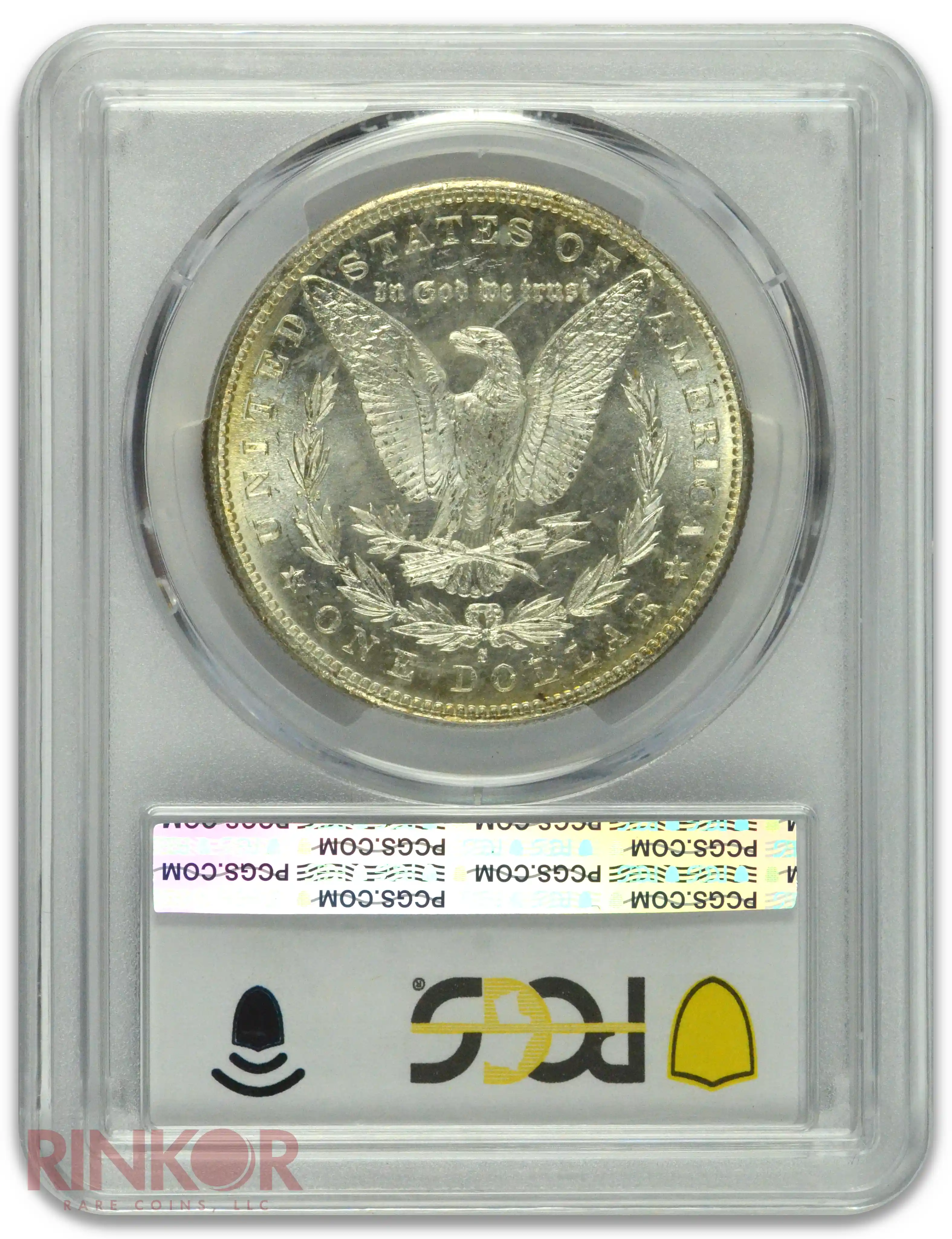 1880-S $1 Morgan Dollar PCGS MS 65+ - With Original ANACS Photo Certificate