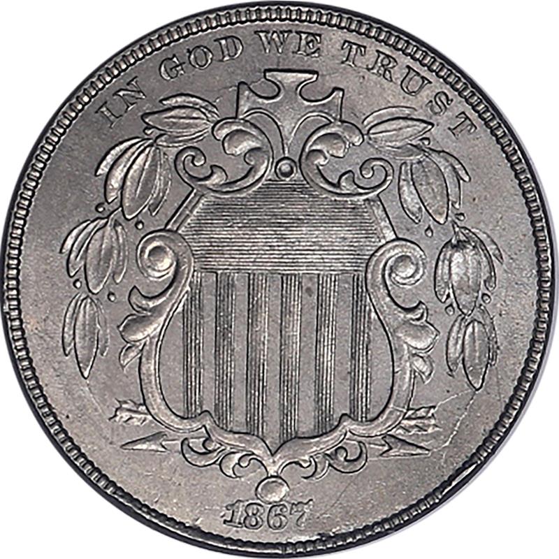 1867 Shield Nickel 1867 Shield Nickel - Nice Original Coin