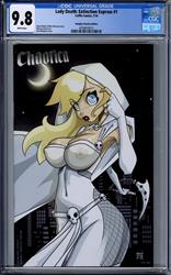Lady Death: Extinction Express #1 CGC 9.8(Coffin, 2018) Naughty Chaotica Edition 