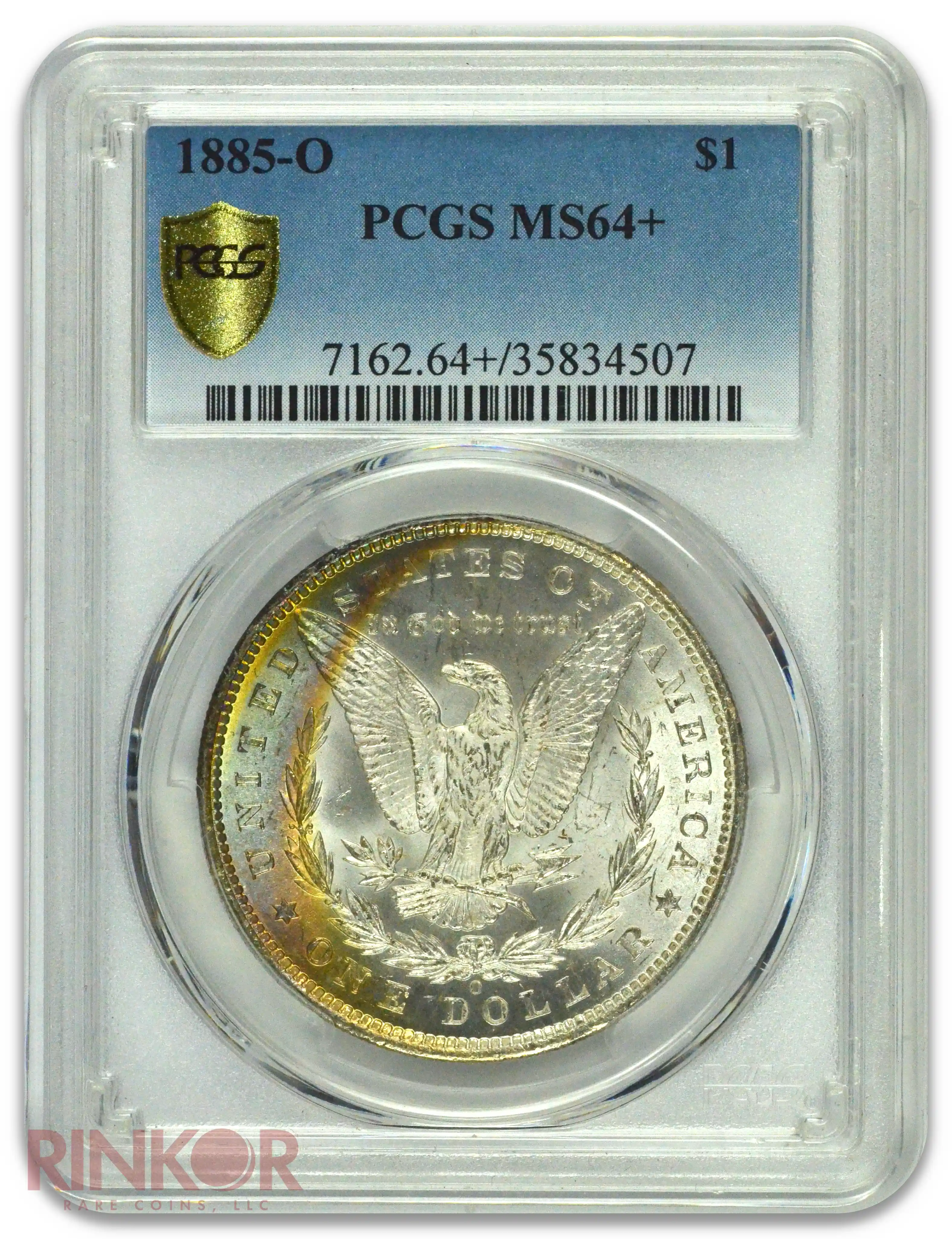 1885-O $1 Morgan Dollar PCGS MS 64+
