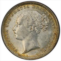 1883 Great Britain Shilling PCGS MS62 