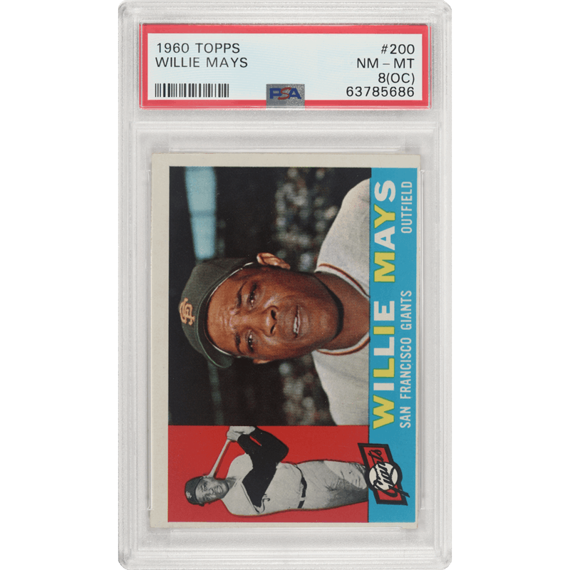 Topps 1960 #200 Willie Mays PSA NM-MT 8(OC)