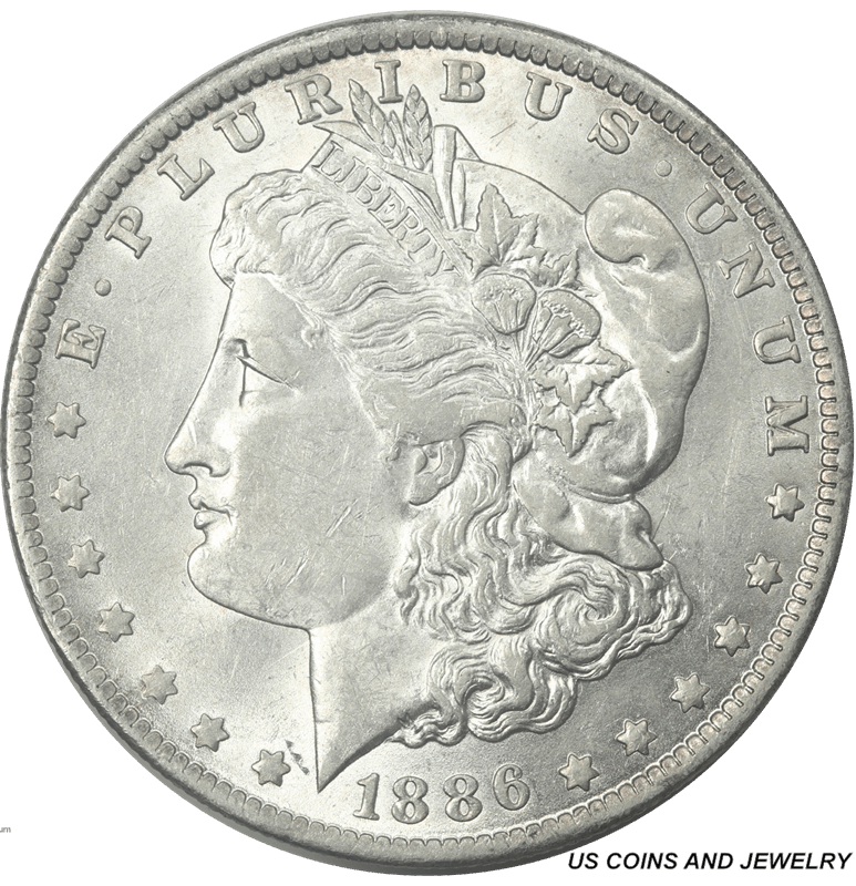 1886-O Morgan Silver Dollar $1 Uncirculated UNC