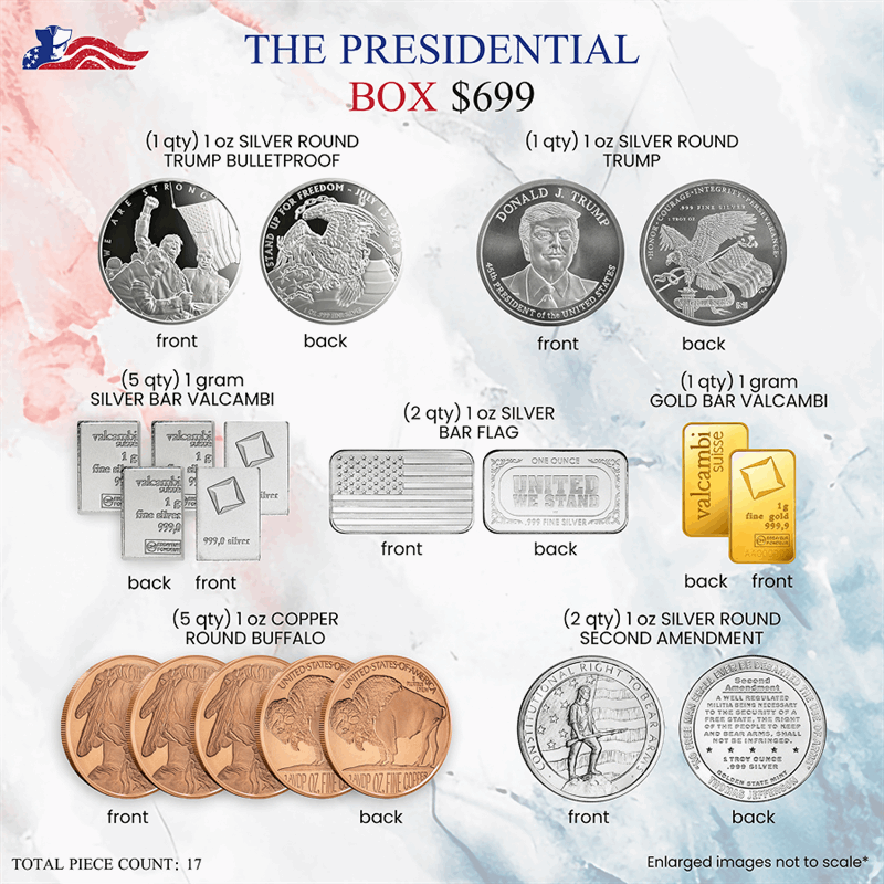 The Presidential Box - Gold & Silver Bundle Honoring 45/47 