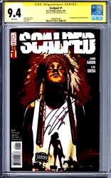 Scalped #1 DC/Vertigo Comics 3/07 Signed by Jason Aaron CGC Signature Series 9.4