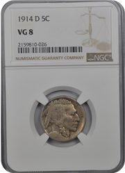 1914 D Buffalo Nickel NGC G-08