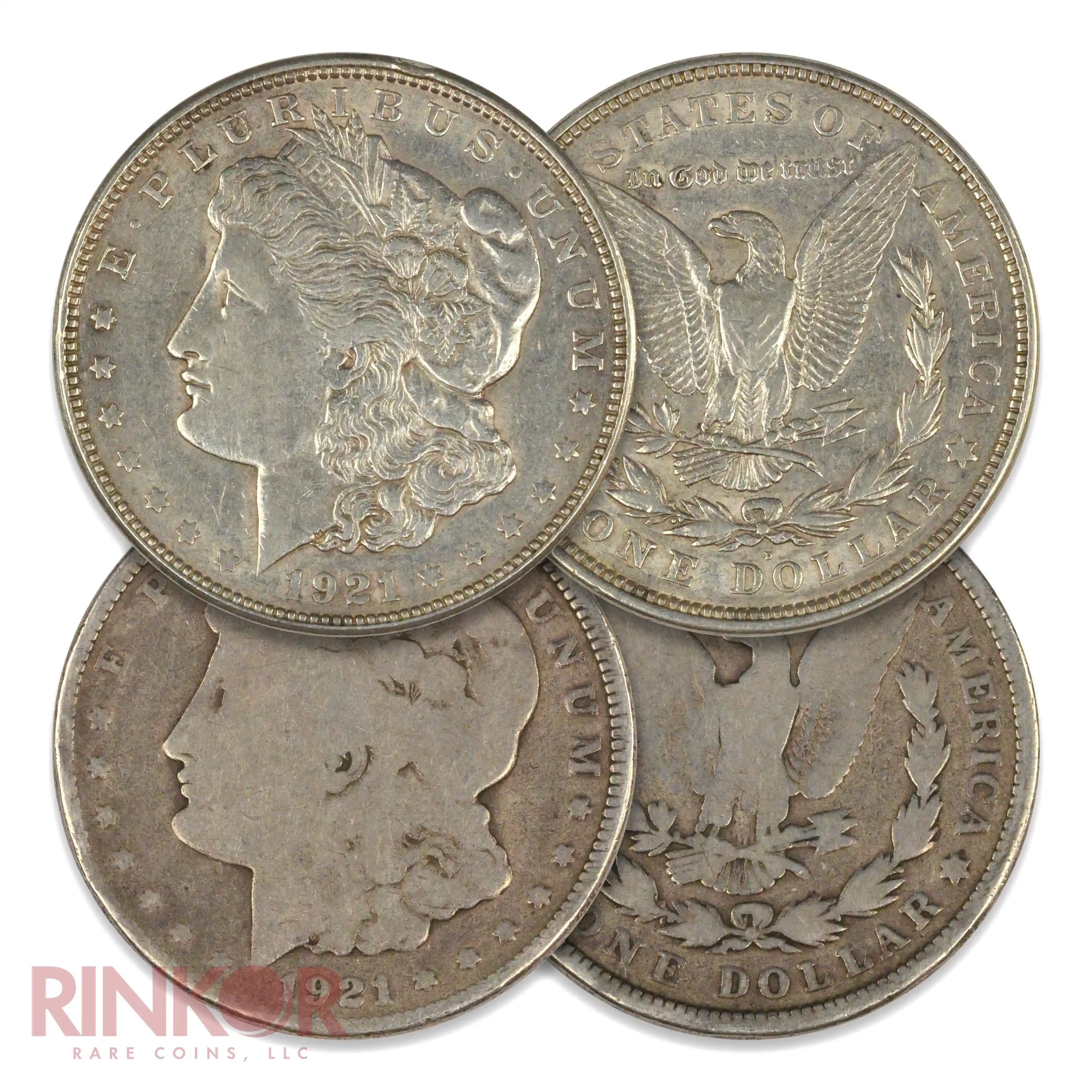 1921 P/D/S Morgan Silver Dollar Cull Condition 