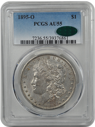1895-O Morgan PCGS CAC AU-55