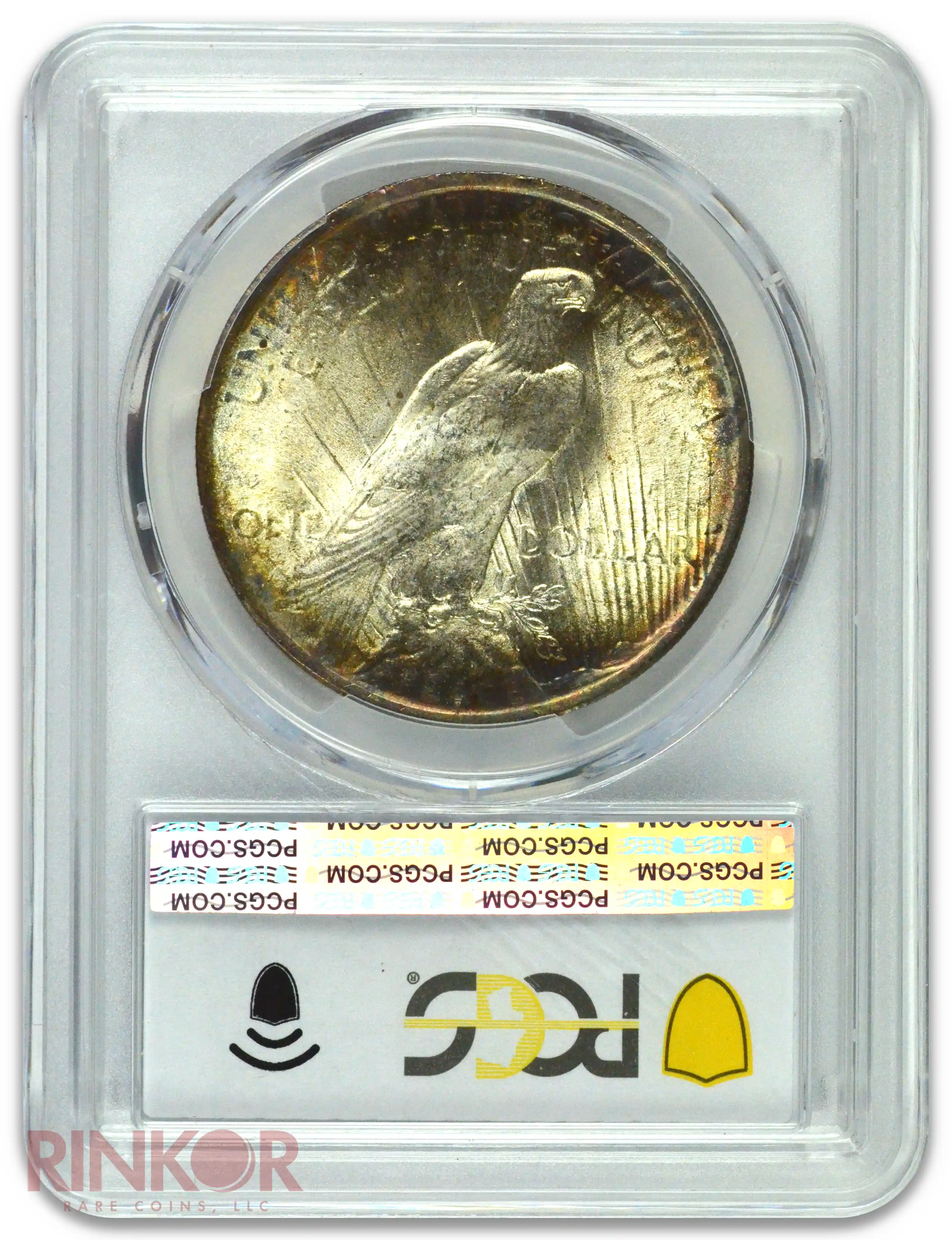 1923 $1 Peace Dollar PCGS Reverse