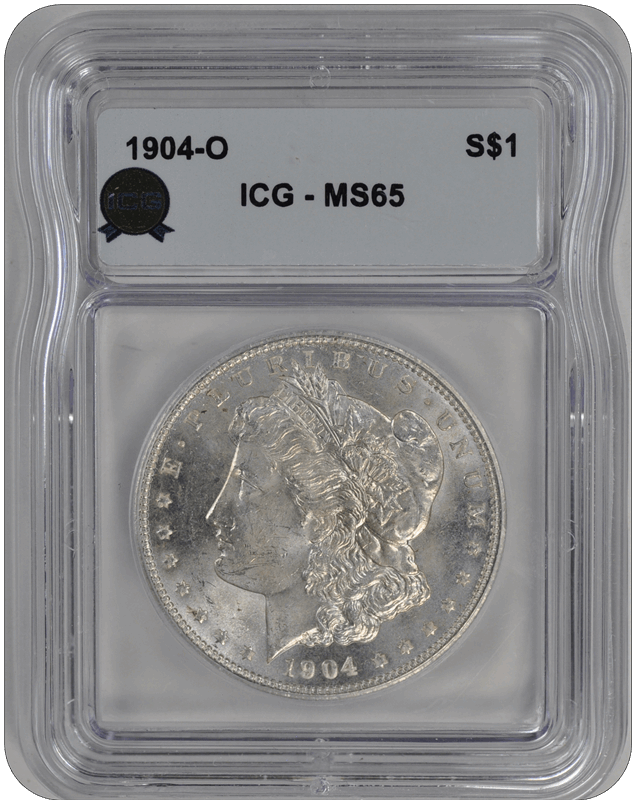 1904-O Morgan ICG MS 65