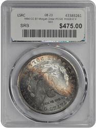 1884-CC $1 Morgan Dollar PCGS  #3608-6 MS63