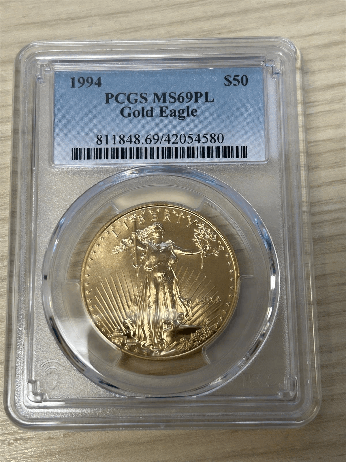 1994-50-gold-eagle-pcgs-ms-69-pl