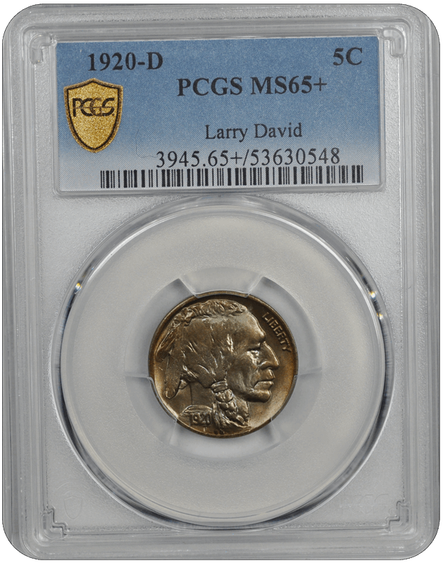 1920-D Buffalo PCGS MS 65+