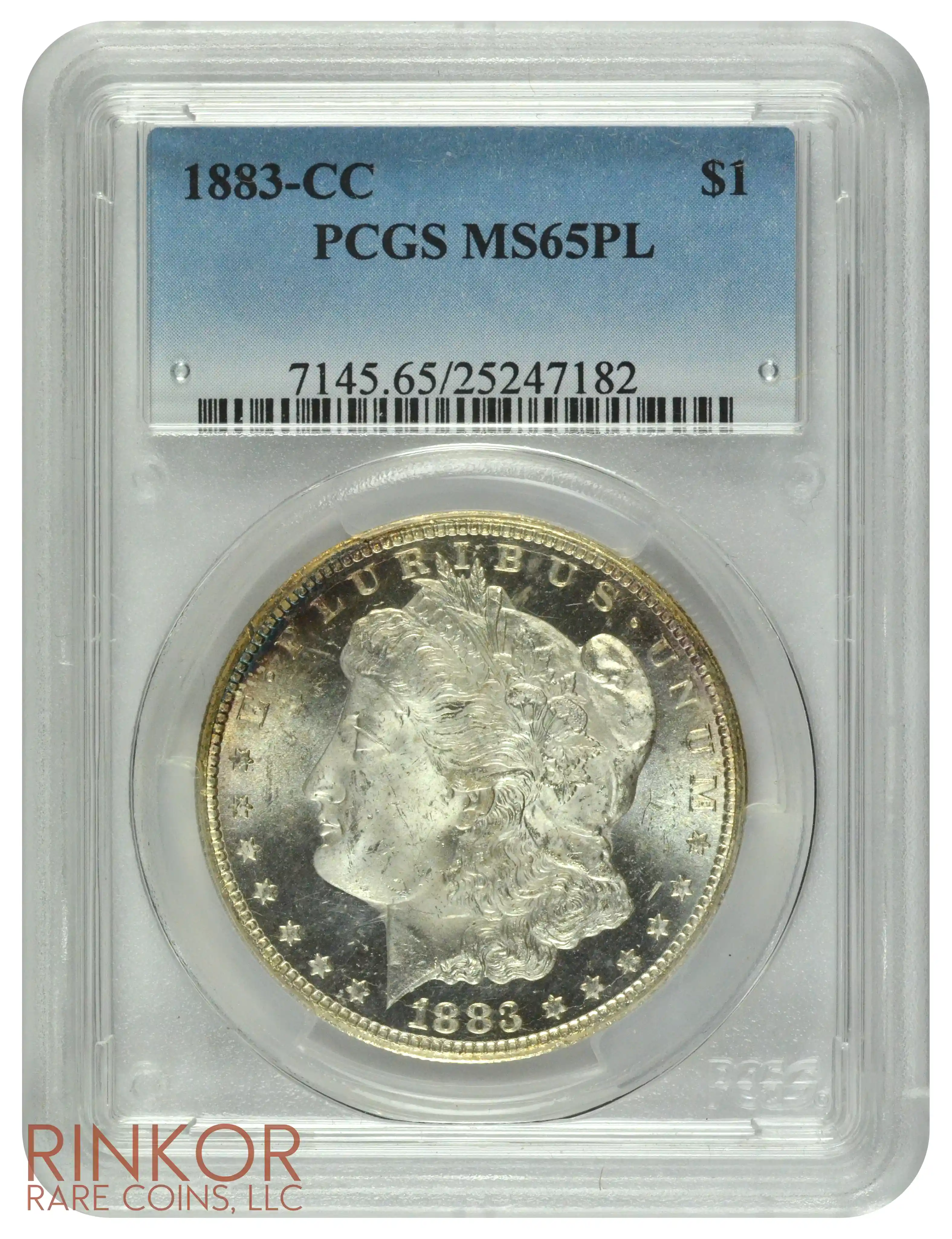 1883-CC $1 PCGS MS 65 PL