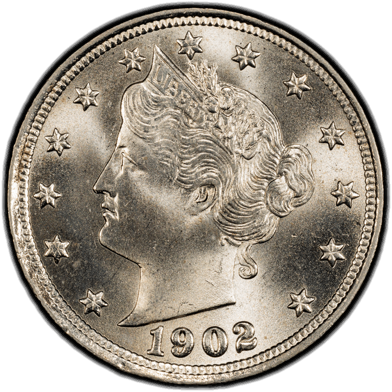 1902 5C PCGS MS 66 CAC