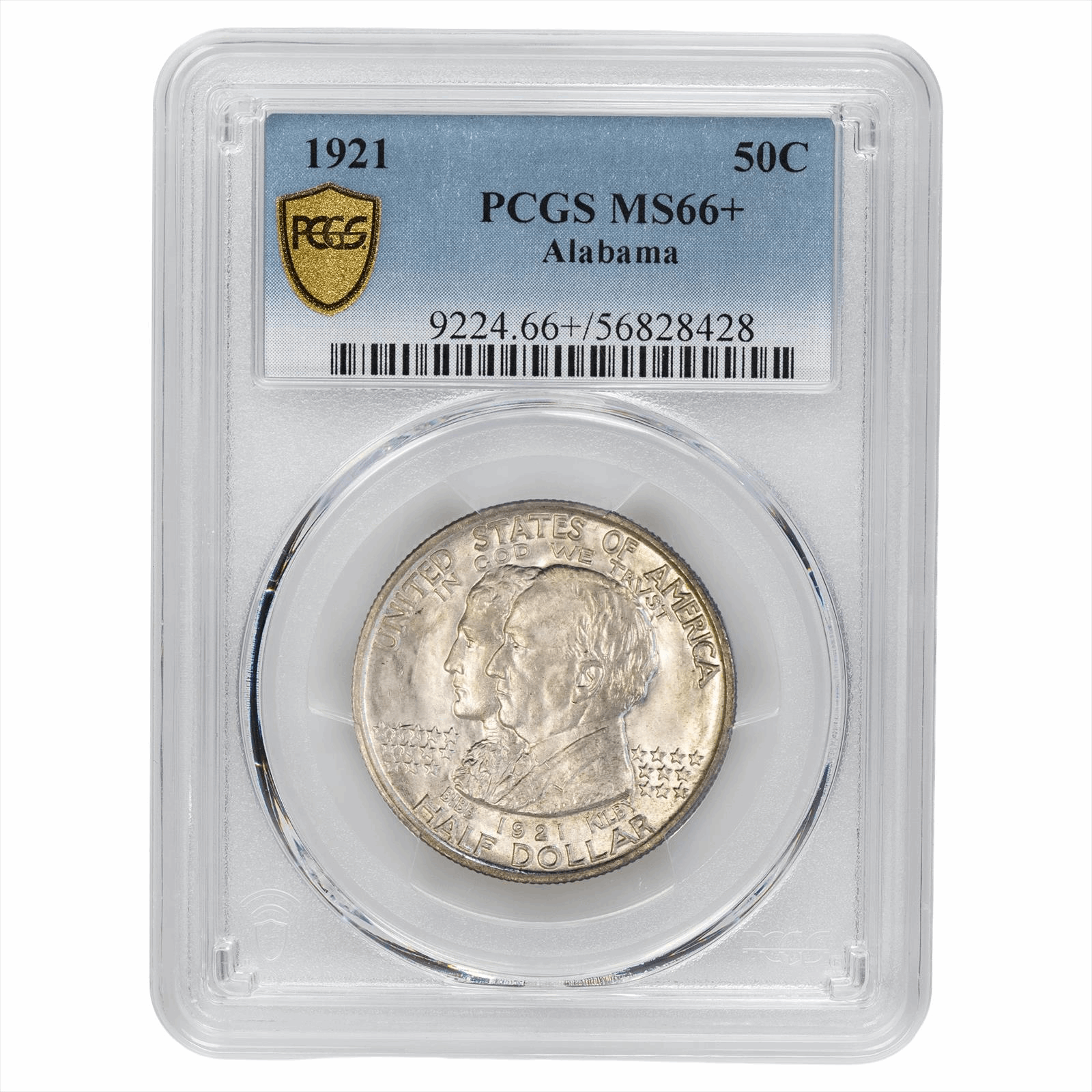1921 Alabama Commemorative Half Dollar 50C PCGS MS 66+
