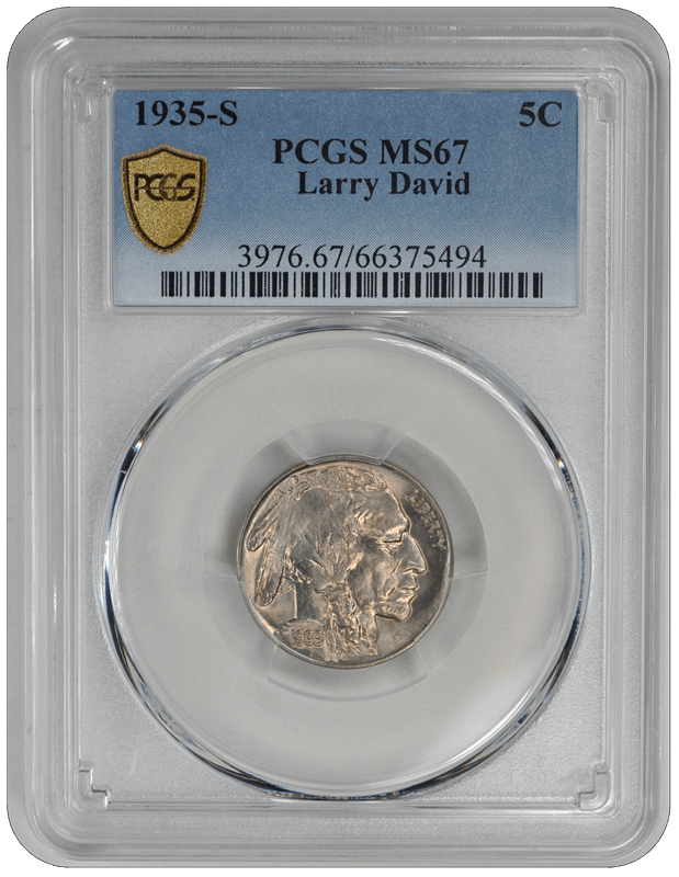 1935-S Buffalo PCGS MS 67