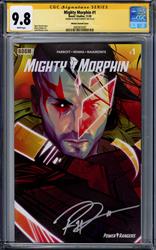 Mighty Morphin #1 CGC Signature Series 9.8 (BOOM, 2020) Signed by Ryan Parrott 
