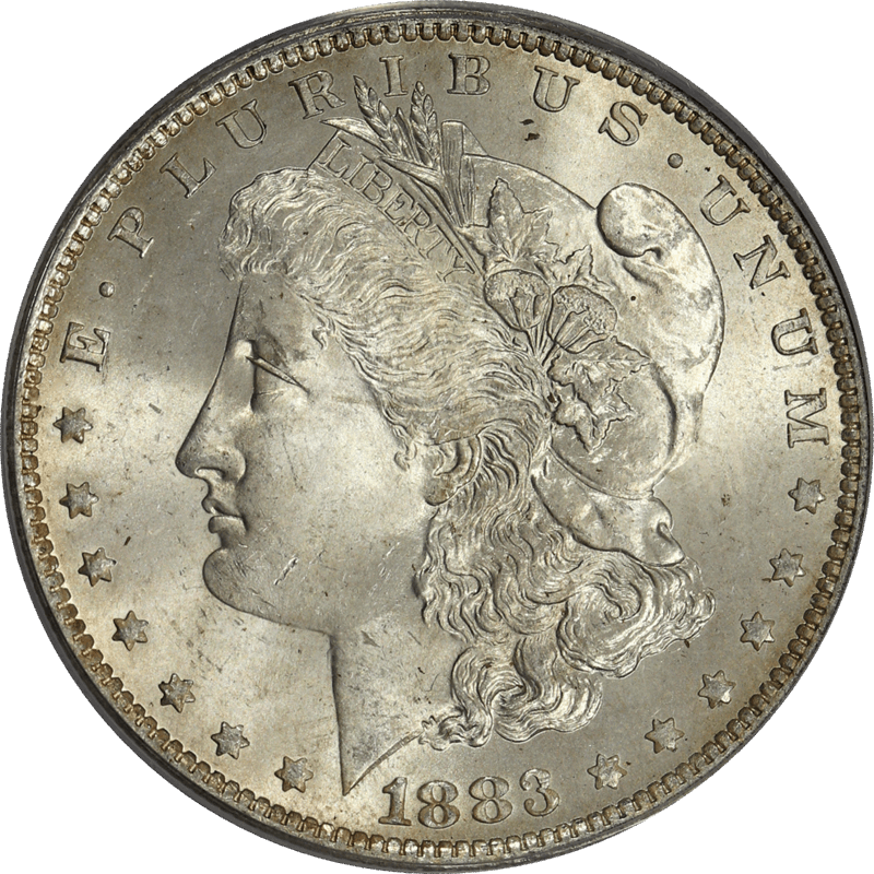 1883-O Morgan Silver Dollar $1, PCGS MS 64 - OGH!