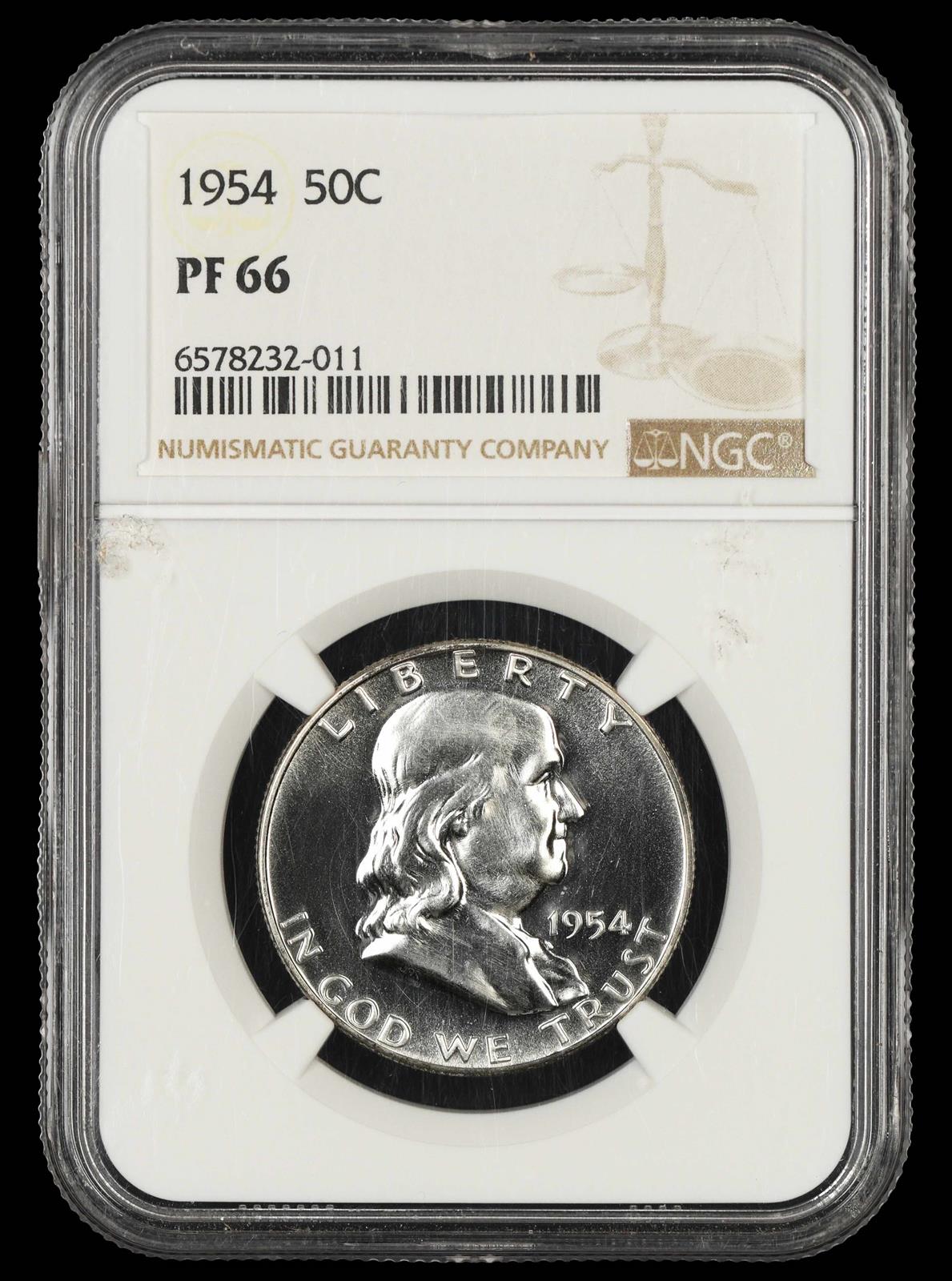 1954 50C NGC PF 66 