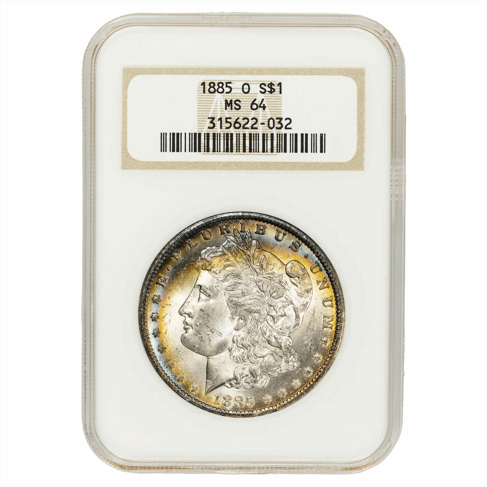 1885-O Morgan Silver Dollar $1 NGC MS 64