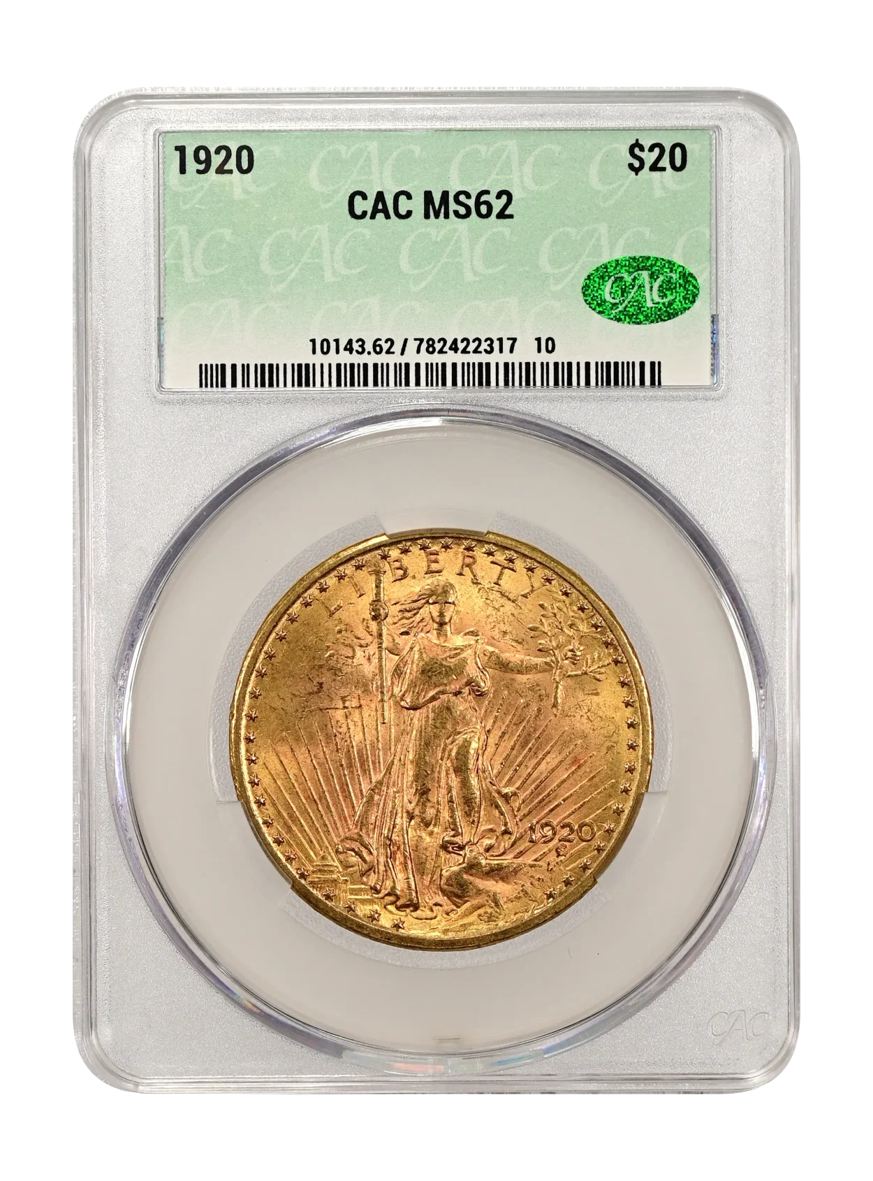 1920 $20 CACG MS 62