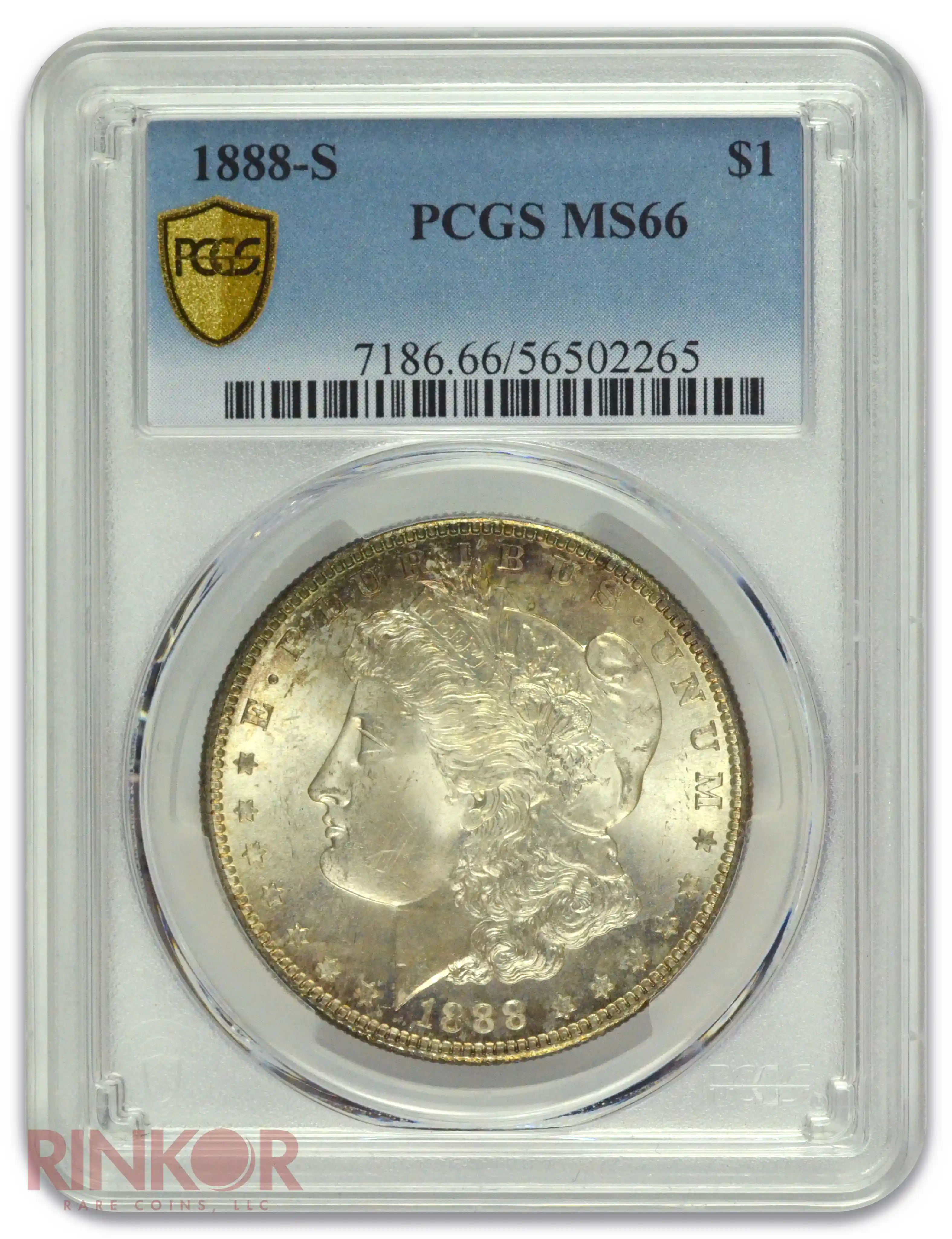 1888-S $1 Morgan Dollar PCGS MS 66