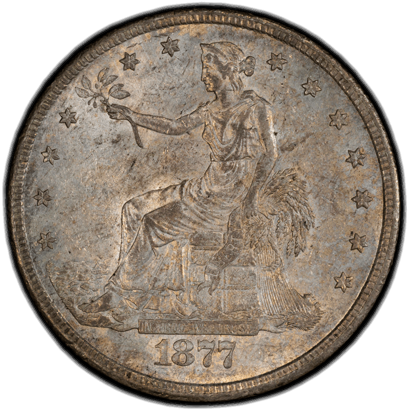 1877-CC T$1 PCGS MS 60 CAC