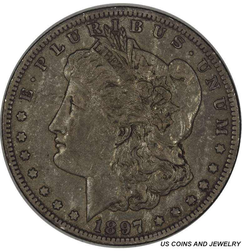 1897-O Morgan Silver Dollar Very Fine+ Condition - Original Coin