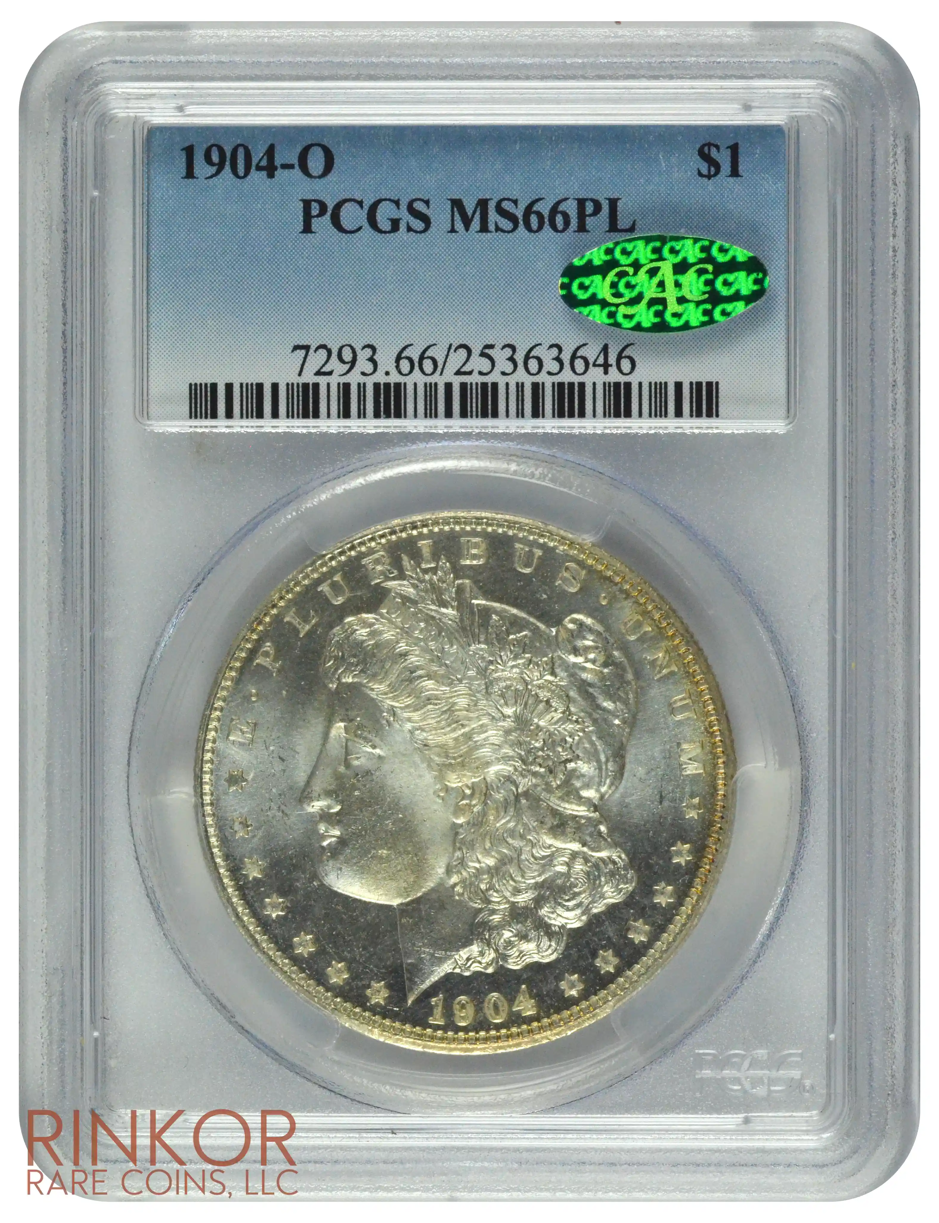 1904-O $1 PCGS MS 66 PL CAC