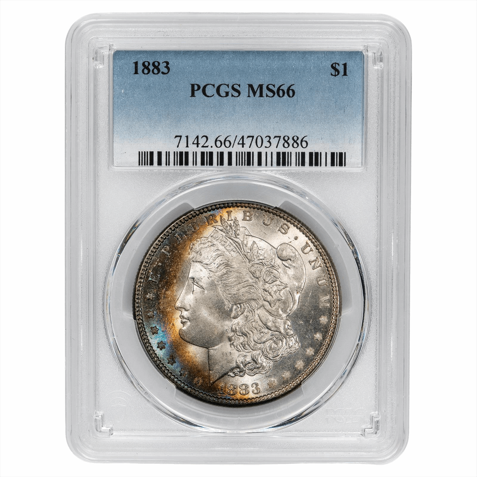 1883 Morgan Silver Dollar $1 PCGS - U.S. Coins and Jewelry