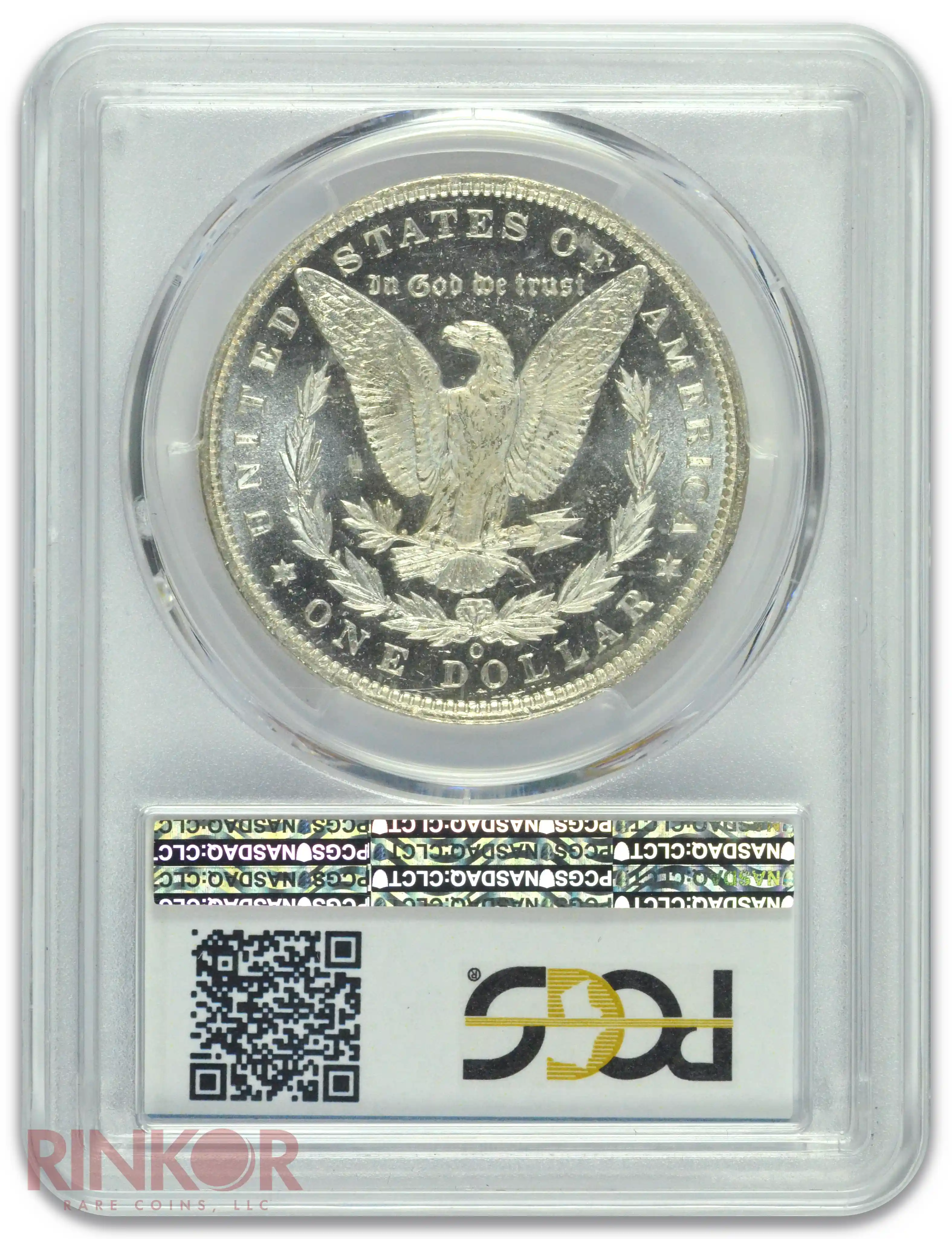 1890-O $1 Morgan Dollar PCGS MS 64+ DMPL CAC