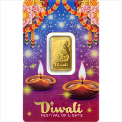 5 GRAM GOLD BAR PAMP DIWALI 2024 