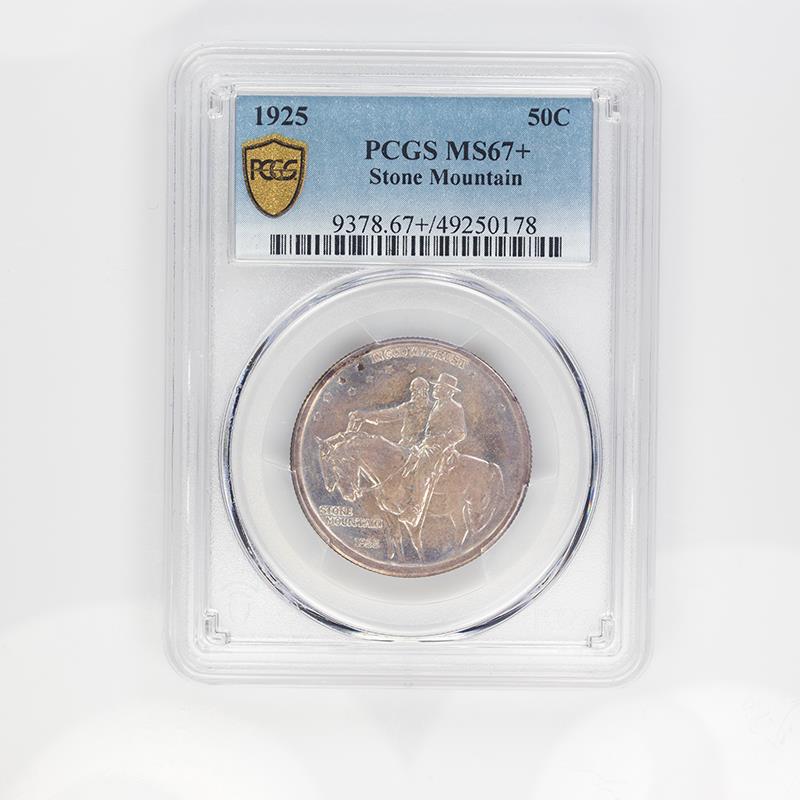 1925 Stone Mountain Commemorative Half Dollar, 50C PCGS MS 67 +