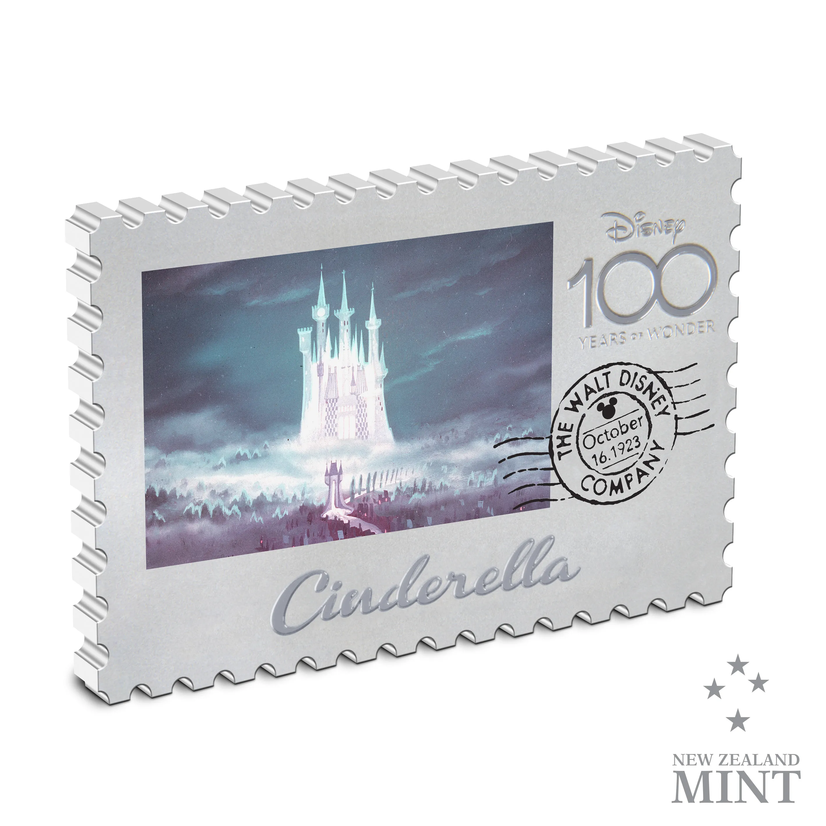 2023 Niue S$2 Disney 100 Years of Wonder Cinderella 1oz .999 Silver Stamp NGC PF 70 Ultra Cameo 