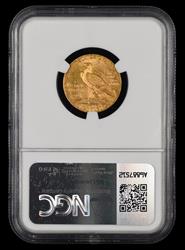 1911 $5 Gold NGC MS 63 CAC