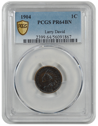 1904 Indian Head PCGS PR 64