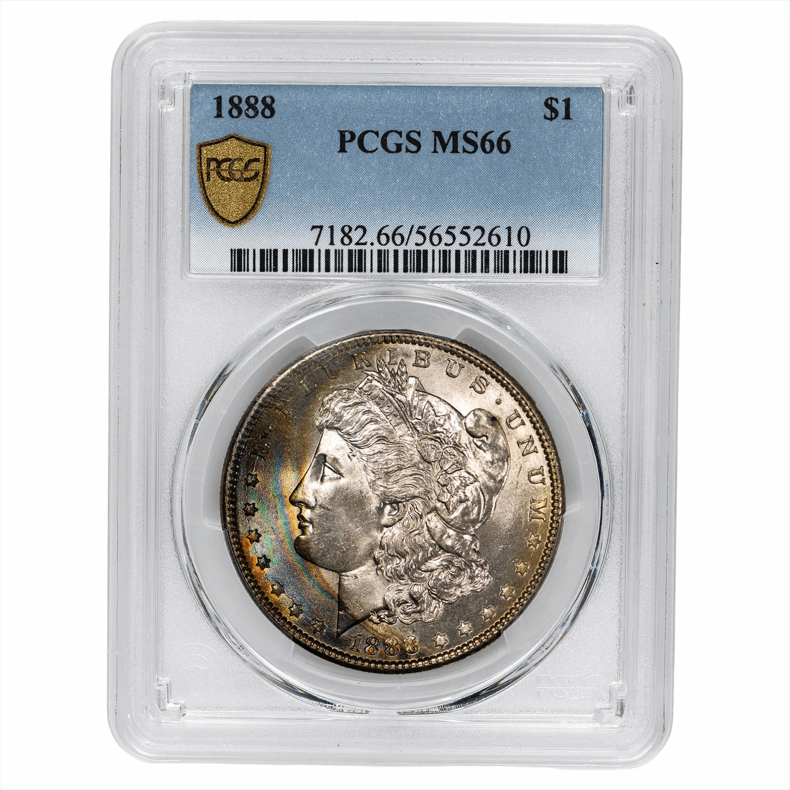 1888 Morgan Silver Dollar $1 PCGS MS 66