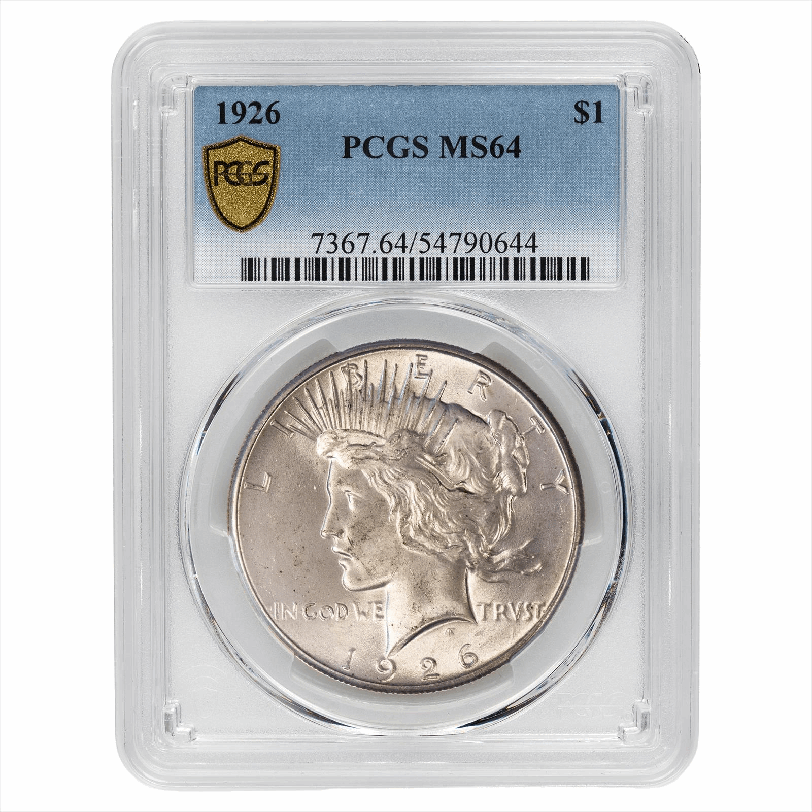 1926 Peace Dollar $1 PCGS MS 64