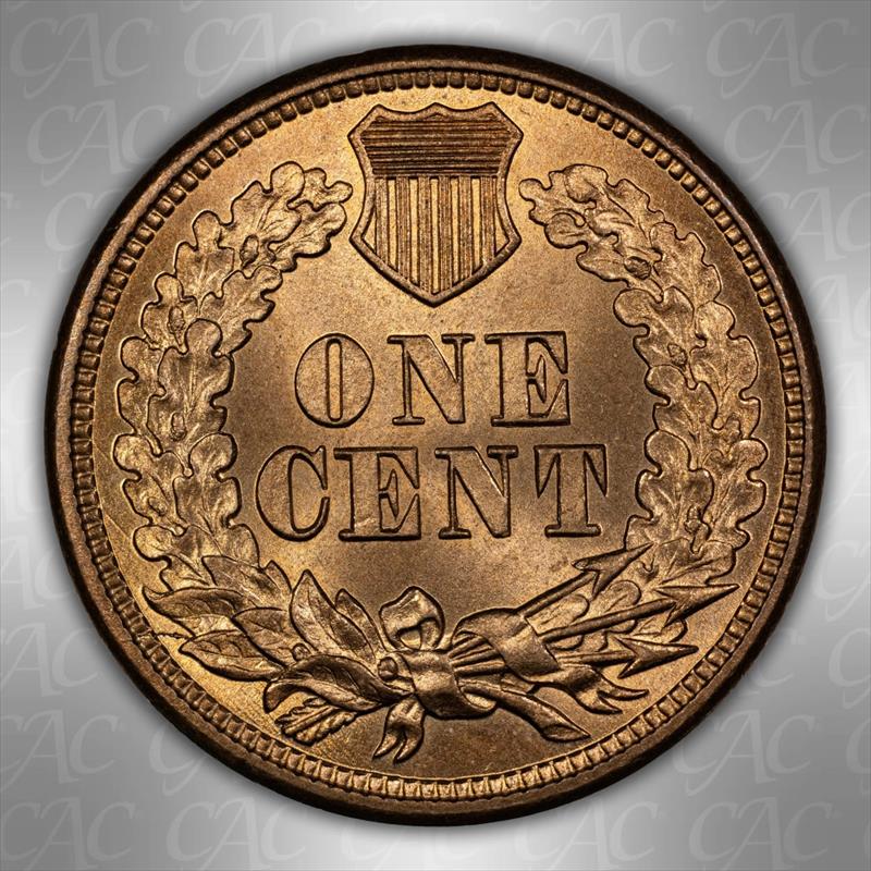 1861 1C CACG MS 66 